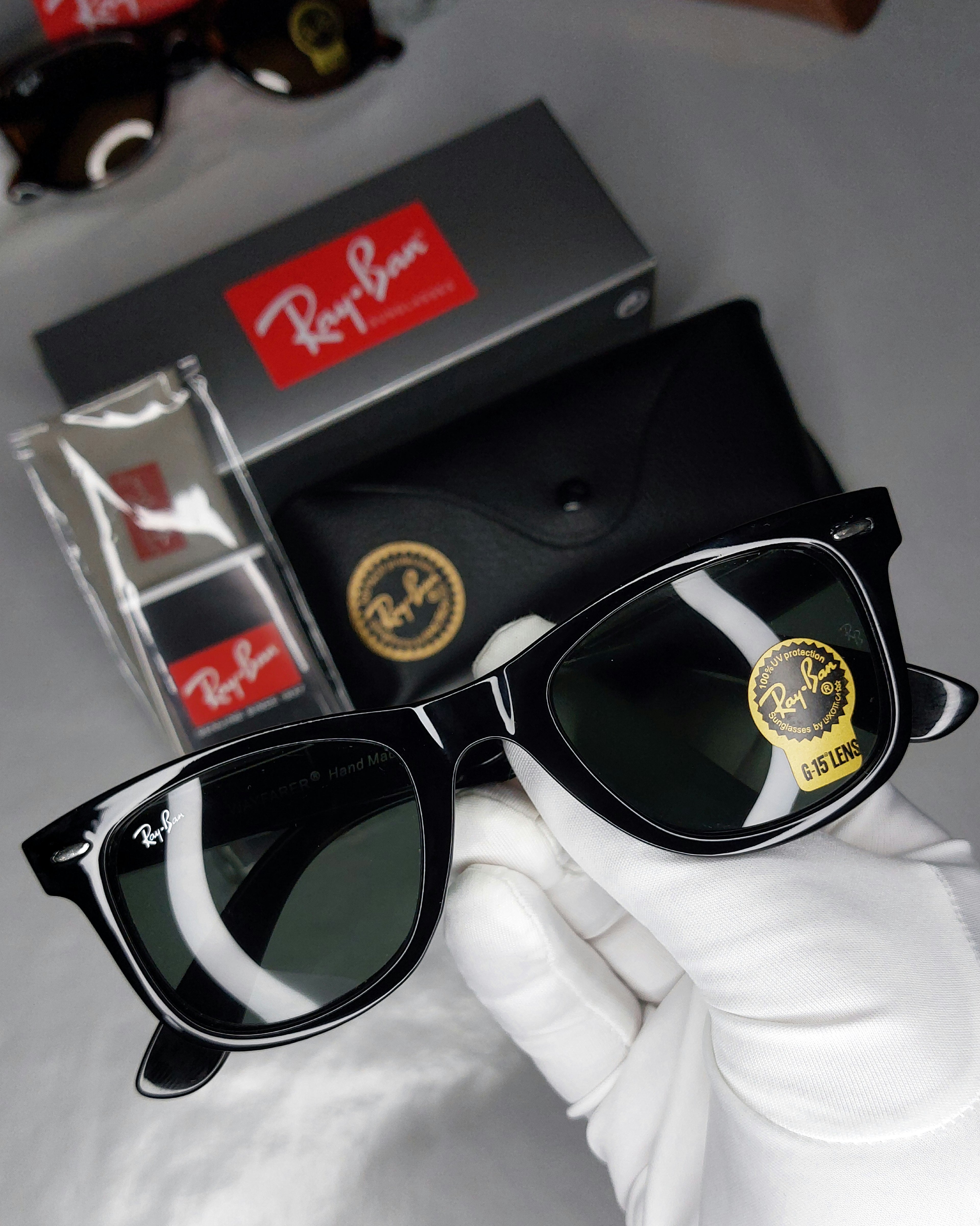 Ray-Ban "WAYFARER" 100% Verre زجاج